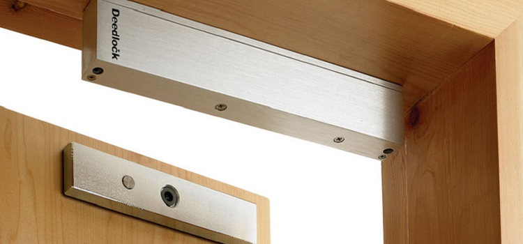 Magnetic lock installation Gustine